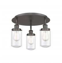 Innovations Lighting 916-3C-OB-G312 - Dover - 3 Light - 16 inch - Oil Rubbed Bronze - Flush Mount