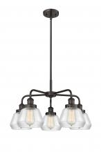 Innovations Lighting 916-5CR-OB-G172 - Fulton - 5 Light - 26 inch - Oil Rubbed Bronze - Chandelier