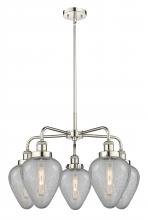 Innovations Lighting 916-5CR-PN-G165 - Geneseo - 5 Light - 25 inch - Polished Nickel - Chandelier