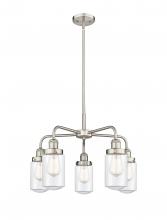 Innovations Lighting 916-5CR-SN-G312 - Dover - 5 Light - 23 inch - Satin Nickel - Chandelier