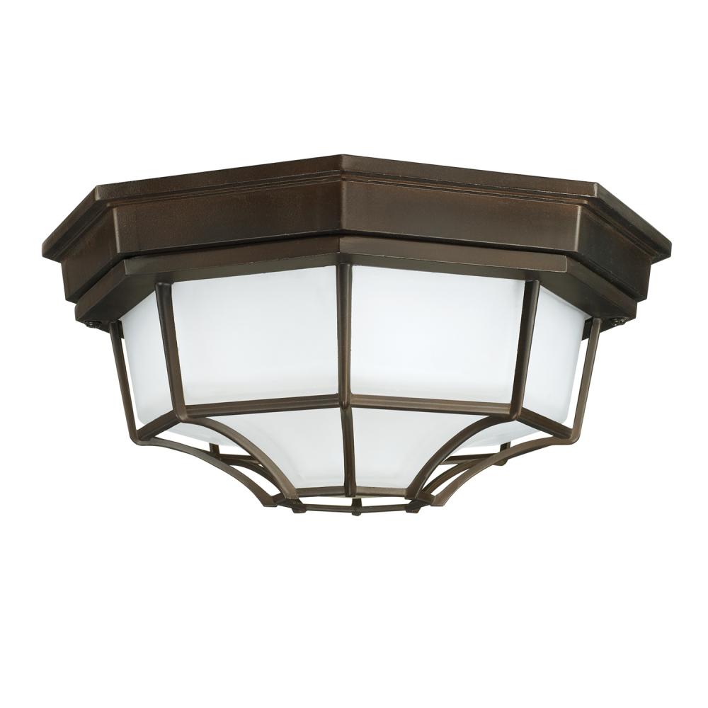 2 Light Outdoor Flush Mount