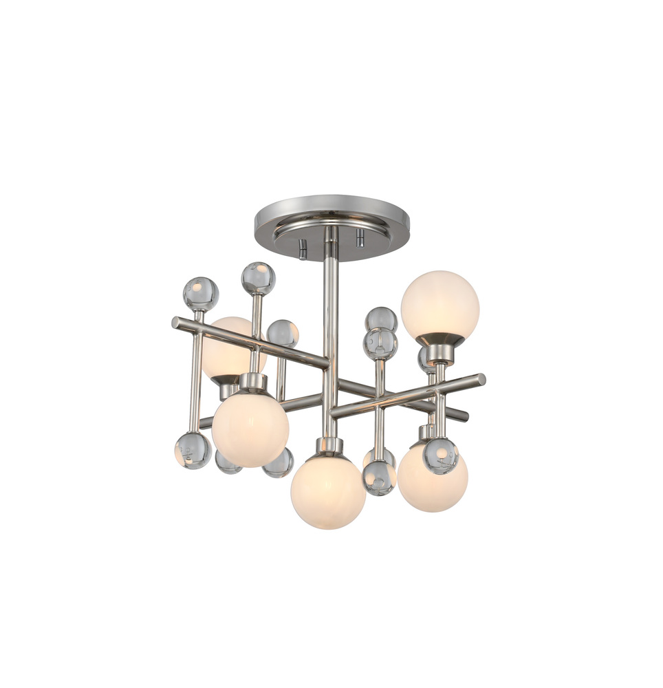 Mercer 5 Light Semi Flush