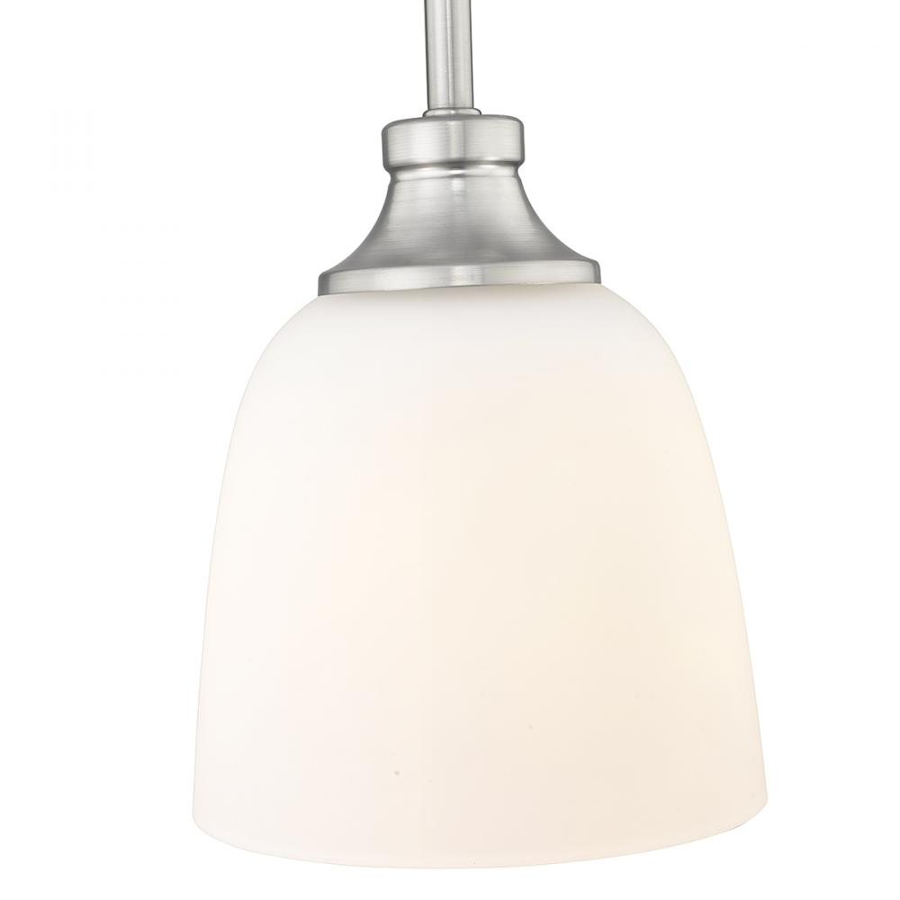 Alberta 1-Light Mini-Pendant light Brushed Nickel