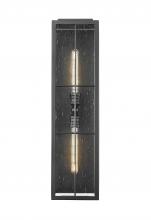 Millennium 10822-PBK - Jaxson 2-Light Outdoor Wall Sconce Powder Coated Black