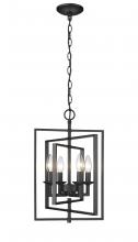 Millennium 3230-MB - Nellis 4-Light Pendant light Matte Black