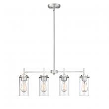 Millennium 495004-BN - Janna 4-Light Chandelier Ceiling Light Brushed Nickel