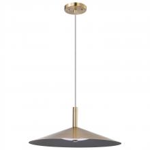 Nuvo 62/2093 - Corrine; 18 Inch LED Pendant; Burnished Brass; 3K/4K/5K CCT Selectable