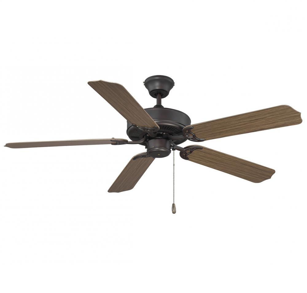 52" Outdoor Ceiling Fan in Oil Rubbed Bronze