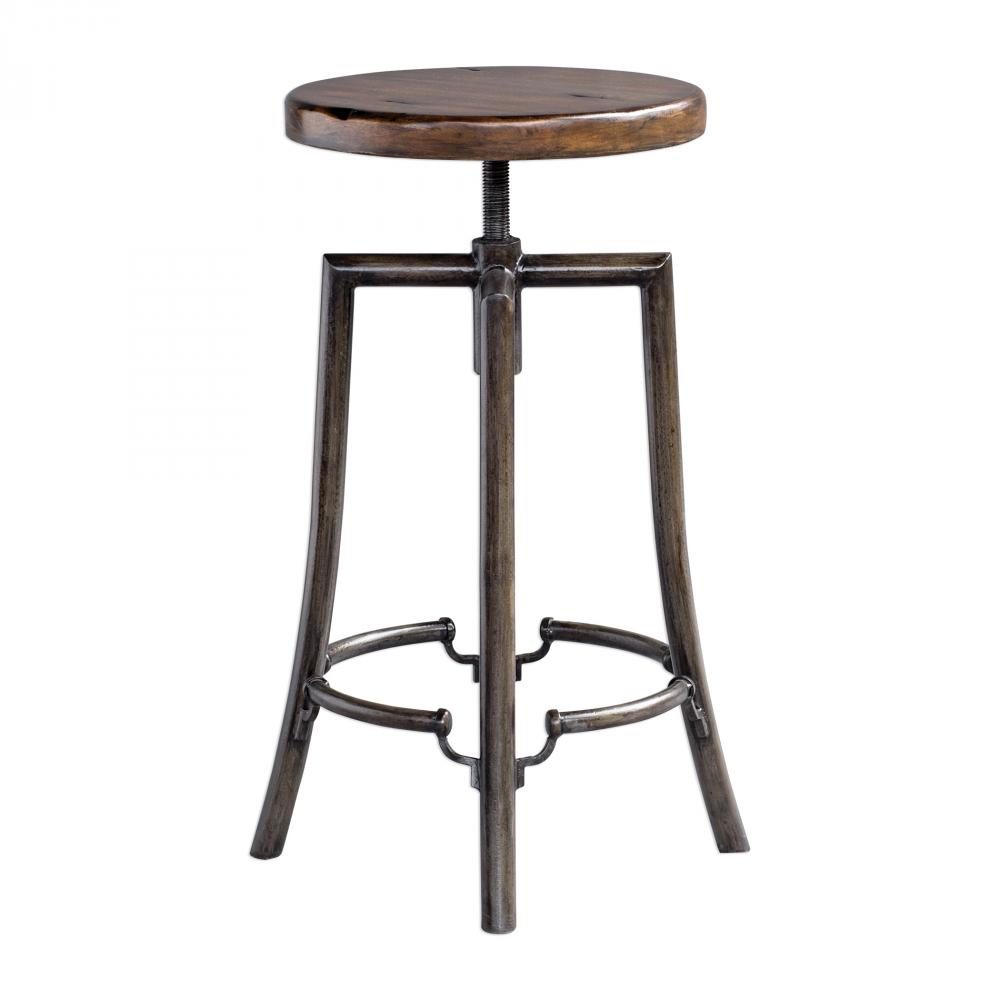 Uttermost Westlyn Industrial Bar Stool