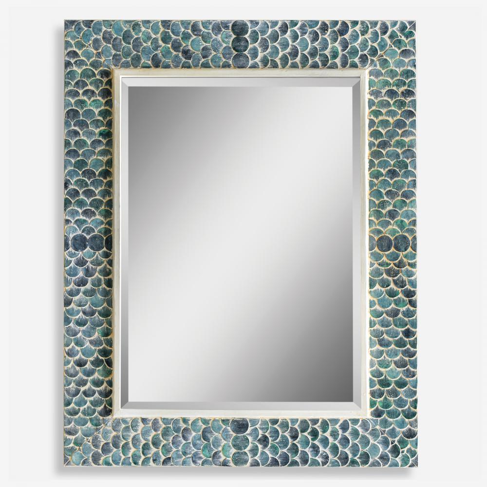 Uttermost Makaria Coastal Blue Mirror