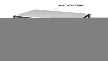 Uttermost 25191 - Vola Modern White Marble Coffee Table