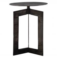 Uttermost 22995 - Deltoid Gunmetal Accent Table