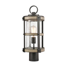 ELK Home 89148/1 - Annenberg 19'' High 1-Light Outdoor Post Light - Anvil Iron