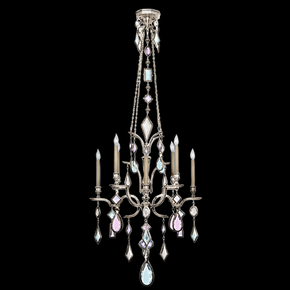 Encased Gems 31"W Round Chandelier