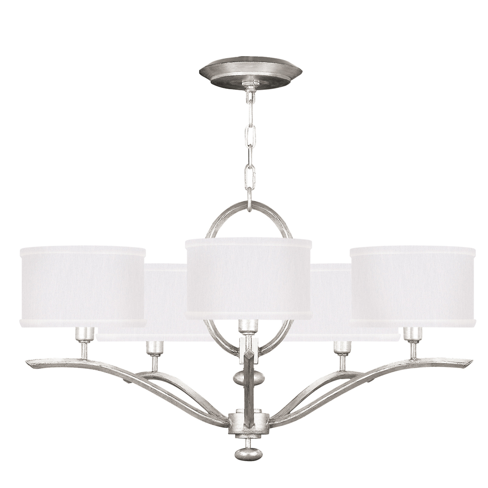 Allegretto 29"W Round Chandelier